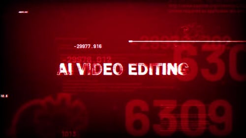 Ai Video Editing On Warning Hack Background Screen