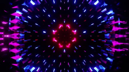 Vj Loop Seamless Equalizer Music Blue With Red Party Background