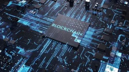 Blockchain Animation Dynamic 3D