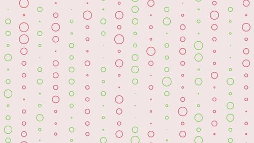 Animiertes geometrisches Muster oder Hintergrund. Hintergrund mit abstrakten beweglichen Formen, Vintage-Retro-Farben