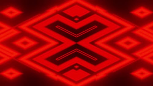 Toxic Red Nuclear Waring Blinking Bacgrkound Vj Loop HD