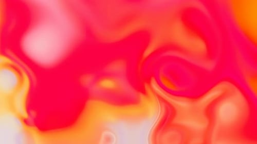 Abstract Fluid Background Animation with Pink and Orange Colors