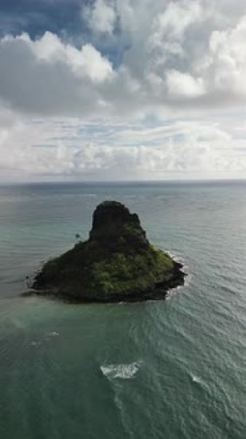 Vista da Ilha Mokoli’ i na Baía de Kaneohe