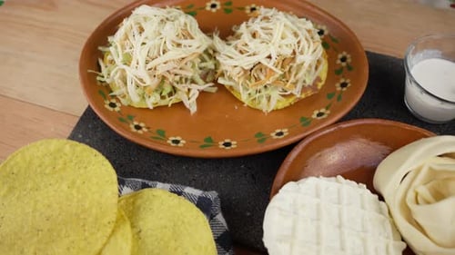 Tostadas mexicanas, gastronomía mexicana