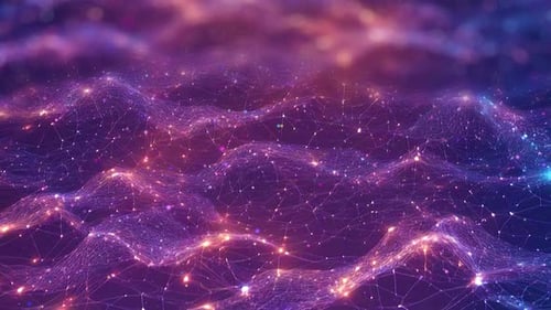 Movimento do fluxo de dados digitais em fundo abstrato de loop contínuo - Big Data Concept