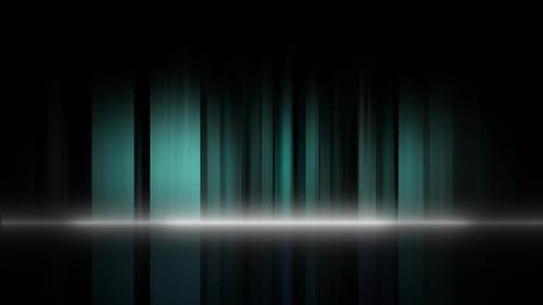 Schwarzer Hintergrund mit grünen Linien und einem weißen Licht, das aus der Unterseite kommt