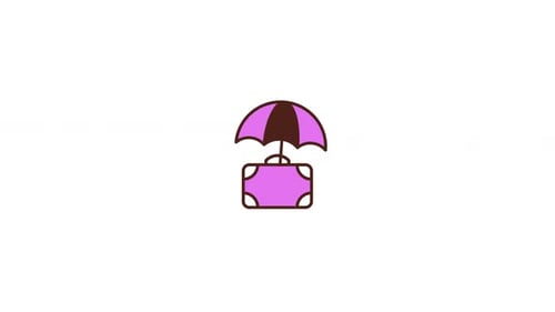 Animated Travel Insurance Icon