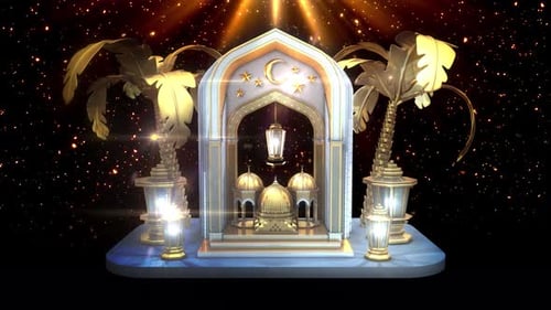 Islamic Scene Background