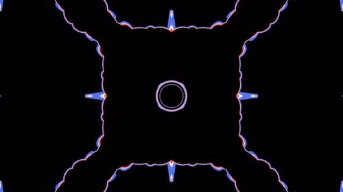 A Fast Flickering Kaleidoscope of Vivid Colors in a Seamless VJ Loop
