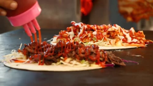 Loaded Shawarma Wraps Best Street Food Recipe with Amazing Sauces