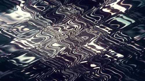 Silver Wavy Reflections