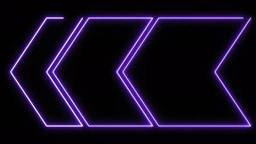 Abstract Neon Chevron Lines Transition