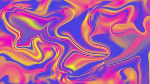 Vibrant Abstract Fluid Color Swirl Background