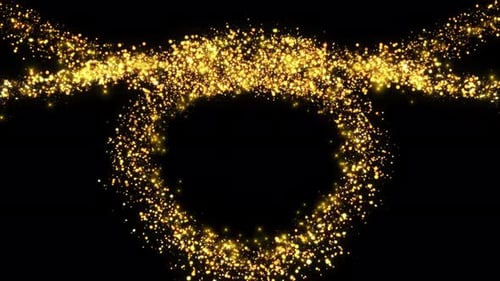 Golden Shimmering Particles Reveal Transition