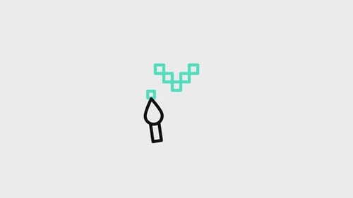 Pixelanimiertes Symbol