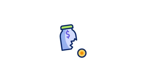Money Jar Animated Icon