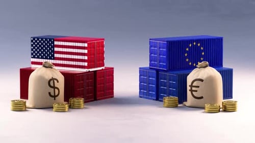 USA trade war against European Union and international tariffs