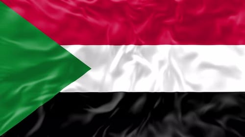 Realistic Waving National Flag Loop Animation