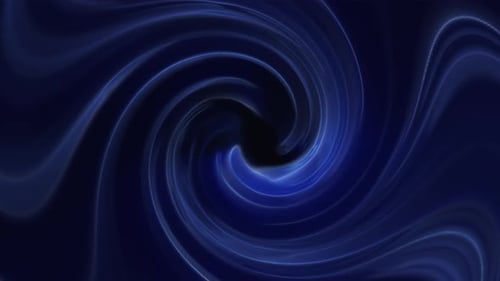 Glowing Blue Abstract Swirl Vortex Background Loop