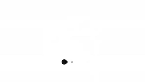 Creative dot animated loading motion graphic alpha channel loop video design