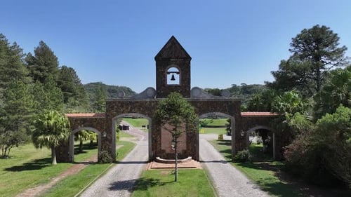 Graciosa Road at Curitiba Parana Brazil. Famous Winding Road.