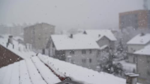 Konzept für Schneesturm und kaltes Wetter