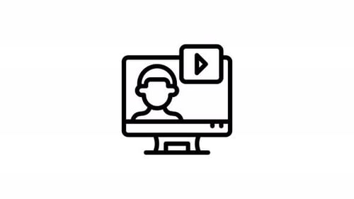Animation der Webinar-Liniensymbole