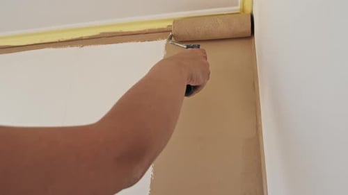 Painting a Wall Beige