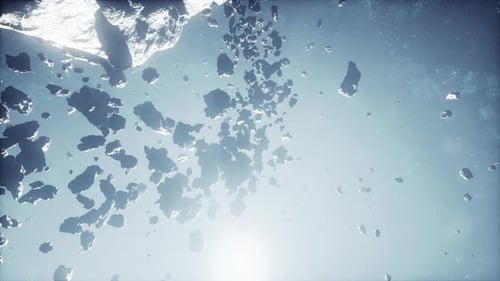 Many Big Asteroids in Space