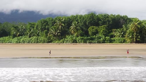 Running on Uvita Beach in Costa Rica Offers Breathtaking Views