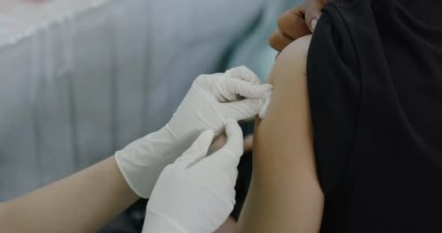 Immunization Process Proper Technique for Receiving a Vaccine in the Arm