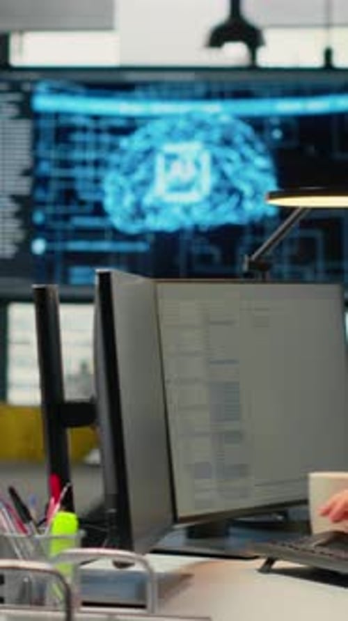 Vertical Video System Administrators in Office Automate Workflows Using Artificial Intelligence