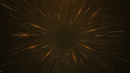 Golden Wave Flow Line Rise Particle Stripes Oscar Nomination Background Video Luxury Awards Ceremony