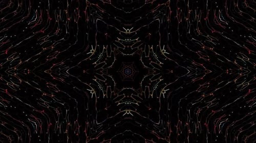 Abstract background moving stripes and flashing with shining light dots. Animation with circles