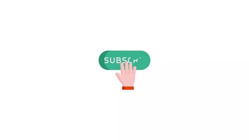 Subscribe Button Click and Notification Bell Animation