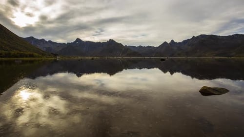 Sunrise in Lofoten Islands, Norway