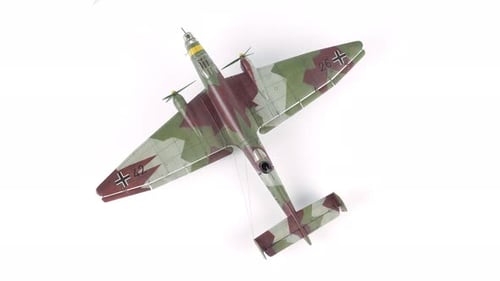 Assembly Model Of The Airplane Junkers Ju 86 Top View.