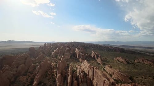 Le sommet du parc national des Arches.