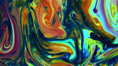 Abstract Colorful Ink Movements Spreads On Water Texture 474