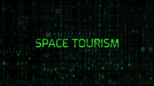 Futuristic Digital Glitch Text Reveal for Technology and Space