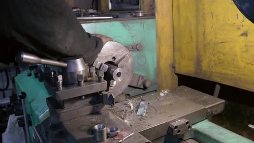 Lathe Milling Plant Metal Billet Cutting Machine with Shavings