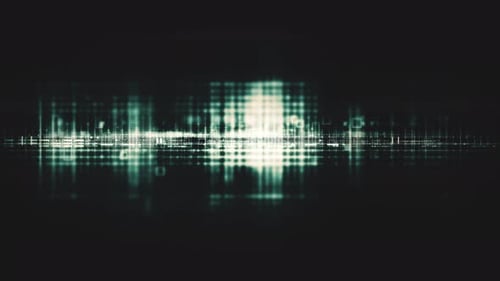 Futuristic Screen Display Data Matrix Simulation Background 16