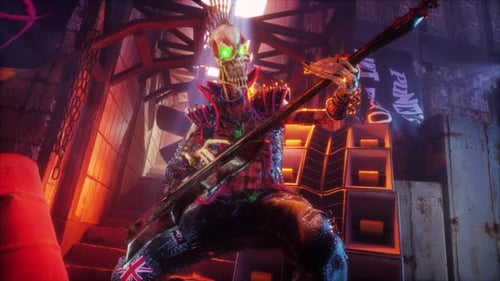 Punk Skeleton VJ Loop