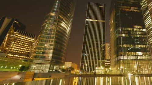 Corporate Finance Business Office Cityscape Skyline Exterior View