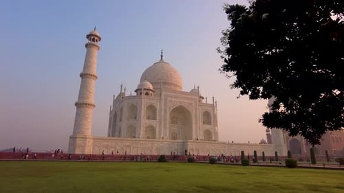 Taj Mahal In Morning Sunshine, Agra, India