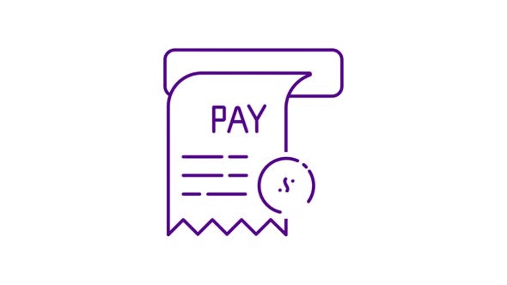 Payment Receipt Line Art Animation with Dollar Sign, Elements Motion ...