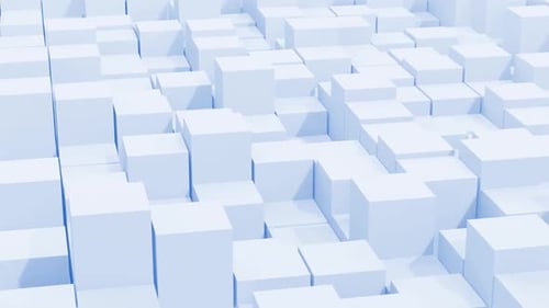 Seamless Looping Geometric Cube Background Animation