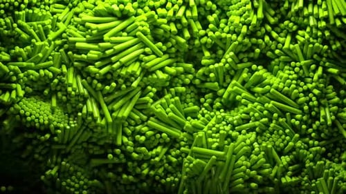 Abstract Background Green Bar Animation