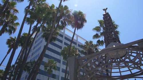 Los Angeles, CA / USA - July 6, 2017: Hollywood Walk Of