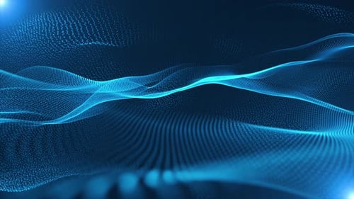 Wellenhintergrund mit Blautönen V1